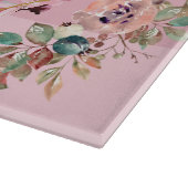 Roze Bloemenkunst, Roze Bloemenkrans Snijplank (Hoek)