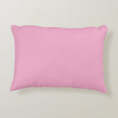 Roze bloemenkussen voor de taille accent kussen (Achterkant)