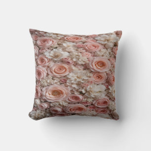 Roze Bloemenkussen   Zachte Slaap Kussen
