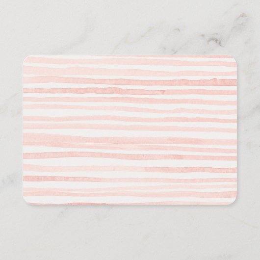 Roze Bloemenmarkt Bloemen Luier Raffle Insert Informatiekaartje (Achterkant)