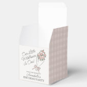 Roze Bloemenmarkt Frisse Bloemen Verjaardag Bedankdoosjes (Geopend)