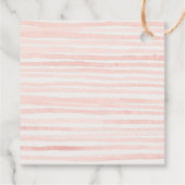 Roze Bloemenmarkt Frisse Bloemen Verjaardag Bedankjes Labels (Achterkant)