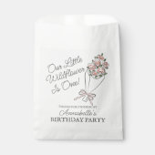 Roze Bloemenmarkt Frisse Bloemen Verjaardag Bedankzakje (Voorkant)