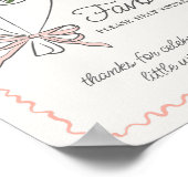 Roze Bloemenmarkt Frisse Bloemengunsten Teken Poster (Hoek)