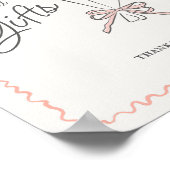 Roze Bloemenmarkt Verse Bloemen Kaarten en Geschen Poster (Hoek)