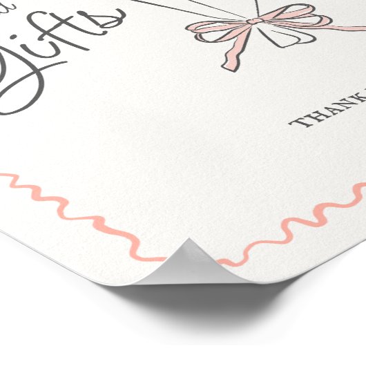 Roze Bloemenmarkt Verse Bloemen Kaarten en Geschen Poster (Hoek)