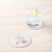 Roze Bloemenmarkt Verse Bloemen Verjaardagsfeest Kartonnen Onderzetters (Insitu)