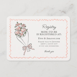 Roze Bloemenmarkt Verse Bloemenregister Invoegen Informatiekaartje