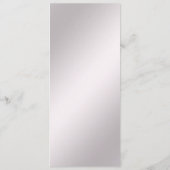 Roze  Bloemenmenu Menu (Achterkant)