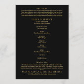 Roze Bloemenmonument begrafenisopdracht Programmakaart (Achterkant)