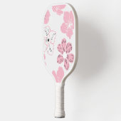 Roze Bloemenoogst Paddlebal Paddle (Links)