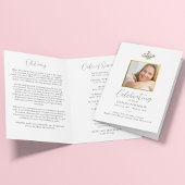  roze bloemenorde begrafenisfoto's programma