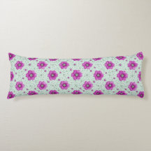 Roze Bloemenpatroon Met Druppels
