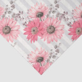 Roze Bloemenreeks Ontwerp 11 Tissuepapier (Detail)