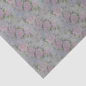Roze bloemenrozen vintage tissuepapier (Detail)