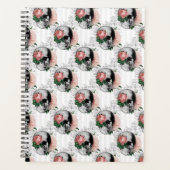 Roze Bloemenschedel Serie Ontwerp 2 Planner (Voorkant)