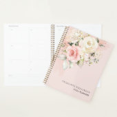 Roze Bloemenschildering in Waterverf 2026 Planner (Display)