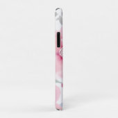 Roze Bloemenschildering in Waterverf Case-Mate iPhone Case (Achterkant/rechts)