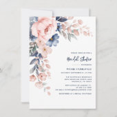 Roze bloemenschrift Elegant Vrijgezellenfeest Kaart (Voorkant)