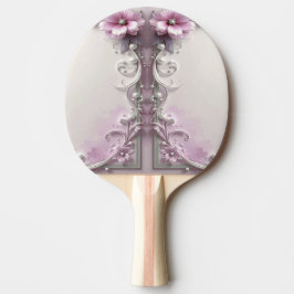 Roze Bloemenslag Pingpongbat Tafeltennisbatje