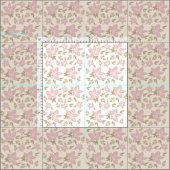 Roze bloemenstof stof (Delen)