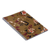 Roze bloementak, abstracte compositie. notitieboek (Rechterzijde)