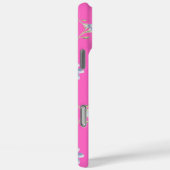 Roze bloementelefoonhoesje Case-Mate iPhone case (Achterkant / Rechts)