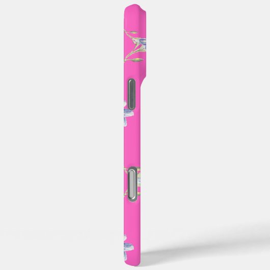 Roze bloementelefoonhoesje Case-Mate iPhone case (Achterkant / Rechts)