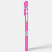 Roze bloementelefoonhoesje Case-Mate iPhone case (Achterkant / Links)