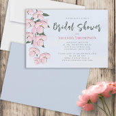 Roze Bloementuin Boho Vrijgezellenfeest Kaart