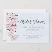 Roze Bloementuin Boho Vrijgezellenfeest Kaart (Voorkant)