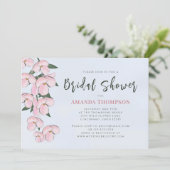 Roze Bloementuin Boho Vrijgezellenfeest Kaart (Staand voorkant)