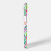 Roze bloementuin met monogram Case-Mate iPhone case (Achterkant / Rechts)