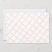 Roze Bloementuin Paard Meisje Foto Verjaardag Kaart (Achterkant)