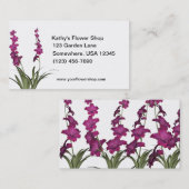 Roze bloemenwinkel visitekaartje (Voorkant / Achterkant)