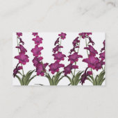 Roze bloemenwinkel visitekaartje (Achterkant)