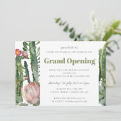 ROZE BLOEMENWOESTIJN CACTUS LOOF GROOTS OPENING KAART (Staand voorkant)