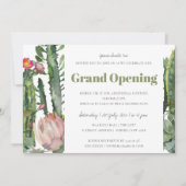 ROZE BLOEMENWOESTIJN CACTUSSEN BLADERDEKEN GROTE O KAART (Voorkant)