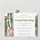 ROZE BLOEMENWOESTIJN CACTUSSEN BLADERDEKEN GROTE O KAART (Voorkant / Achterkant)