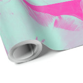  roze bloemetjespakpapier cadeaupapier (Rol Hoek)