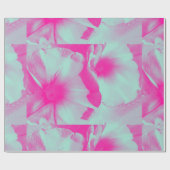  roze bloemetjespakpapier cadeaupapier (Vlak)