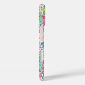 Roze bloemetuin met monogram Case-Mate iPhone case (Achterkant / Rechts)