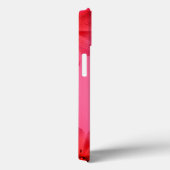 Roze bloemig botanisch patroon monogram Case-Mate iPhone case (Achterkant / Rechts)