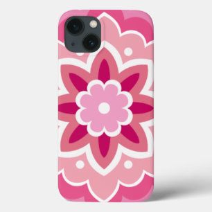 Roze & Bloemig Patroon Case-Mate iPhone Case