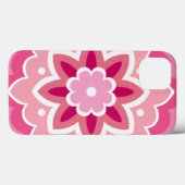 Roze & Bloemig Patroon Case-Mate iPhone Case (Achterkant (horizontaal))