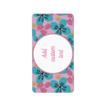 Roze bloemige aangepaste moeder