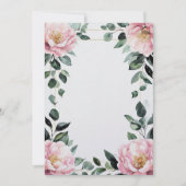 Roze bloemige aanpasbare kaart voor elke gelegenhe (Voorkant)