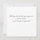 Roze Bloemige Aquarel Moederdag Kaart (Achterkant)