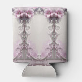 Roze bloemige blikjeskoeler (Achterkant)