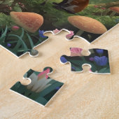 Roze Bloemige Bos Ballerina Legpuzzel (Zijkant)